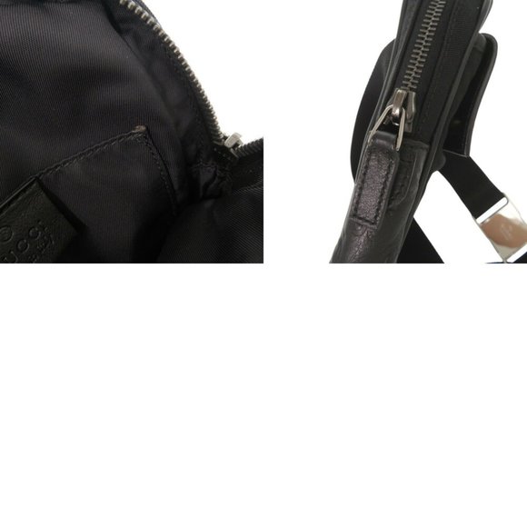 Gucci Guccissima Black CANVAS, LEATHER shoulder - Picture 6 of 10